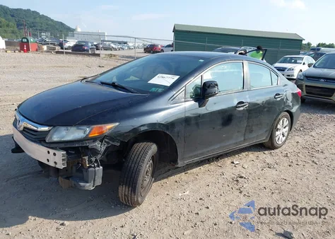 2012 Honda Civic Lx из США, поврежденный, VIN 2HGFB2F50CH516122